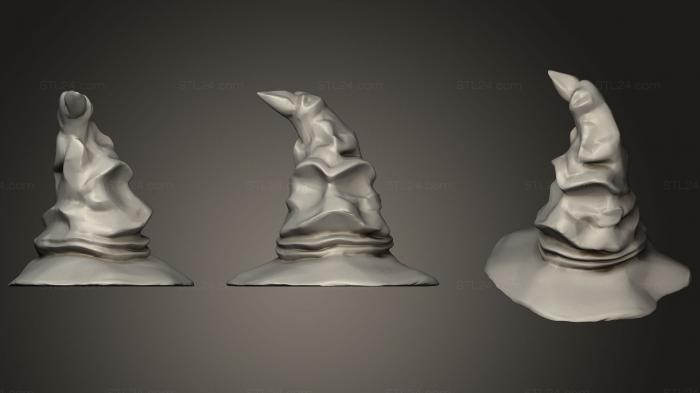 Figurines simple (Sorting Hat, STKPR_1201) 3D models for cnc